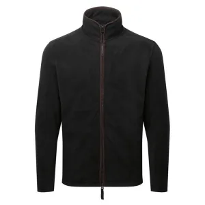 Premier Heren Artisan Fleece Jas (Zwart/Bruin)