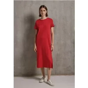 Street One Studio Dames Jurk met geribbelde structuur in Rood