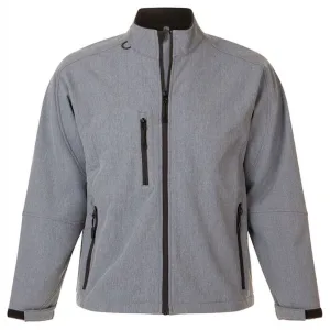 SOLS Heren Relax Soft Shell Jacket (ademend, winddicht en waterbestendig) (Grijze Mergel)