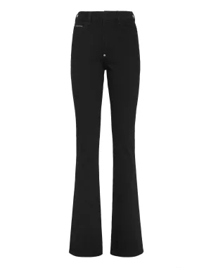 Jeans Flare Fit Skull