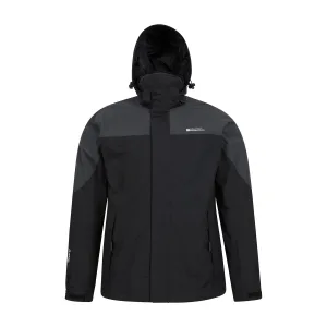 Mountain Warehouse Heren Storm III 3 in 1 Waterdichte Jas (Grijs)