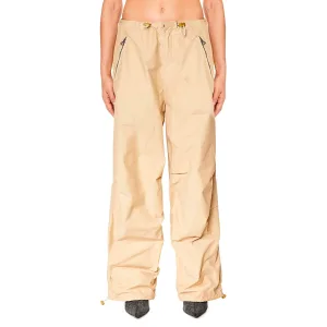 Diesel P-Diamanda Cargo Broek voor dames in Naturel