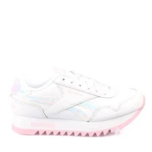 Meisjes Reebok Juniors Royal Classic Jogger Platform Sneakers in Wit Roze