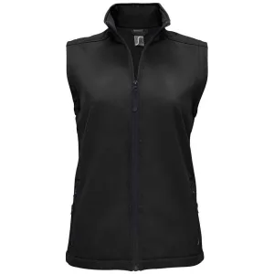 SOLS Dames/Dames Race Softshell Gilet (Zwart)