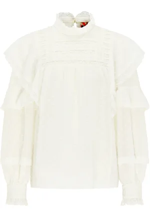 Mymo Blouse Dames wit