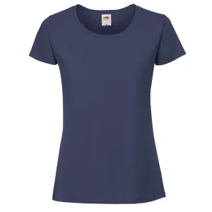Fruit Of The Loom Vrouwen / Dames Ringgesponnen Premium T-Shirt (Ultramarine)