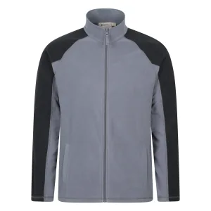 Mountain Warehouse Heren Ashbourne Volledige Rits Fleece Jacket (Donkergrijs)