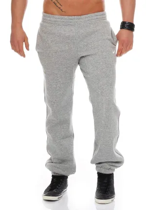 NIKE Heren Club Swoosh Cuff Joggingbroek in grijs
