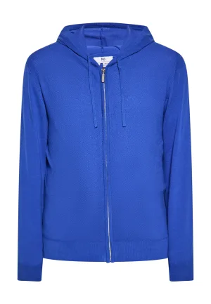 Mo Jas met capuchon Heren KONING BLAUW