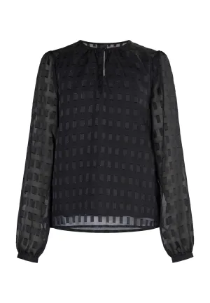 Dreimaster Bloes met lange mouwen Dames zwart