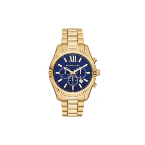 Michael Kors Lexington – heren horloge – goudkleurig met  band