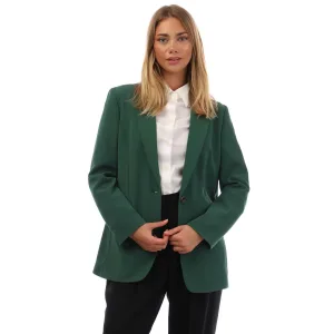 Damesblazer Boss Jocaluah Regular-Fit in Groen