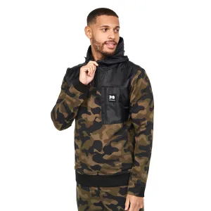 Crosshatch Heren Velmax Hoodie (Boscamouflage)