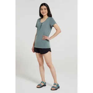 Mountain Warehouse Dames/Dames Agra Sneldrogend T-shirt (Kaki Groen)