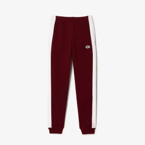 Dames Lacoste Sporty & Rich Stretch Joggers in Rood