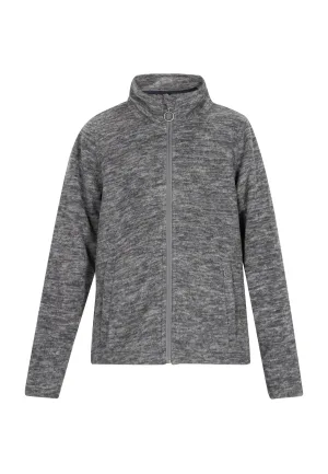 Dreimaster Fleece jas jongens (kinderen) grijs melange
