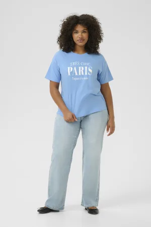 T-shirt Loose fit Vista Blue W. Chalk Paris