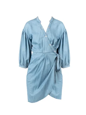 Pinko jurk Scuderia Vrouw blauw