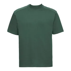 Russell Heren Zwaargewicht T-Shirt (Fles groen)