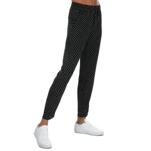 Vero Moda Saga-damesbroek met polkadots in zwart-wit