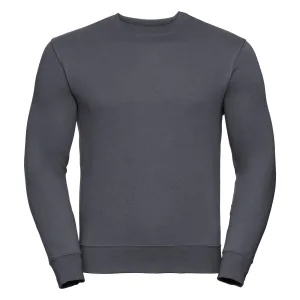 Russell Heren Authentieke Sweatshirt (Slimmer Cut) (Konvooi Grijs)