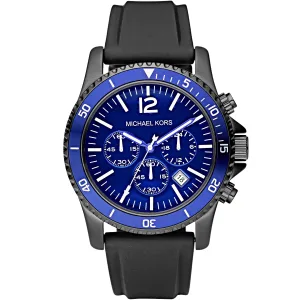Michael Kors Herenhorloge Kwarts Zwart/Blauw
