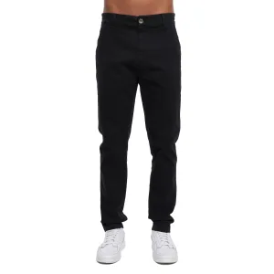 Crosshatch Heren Roysden Chinos (Zwart)