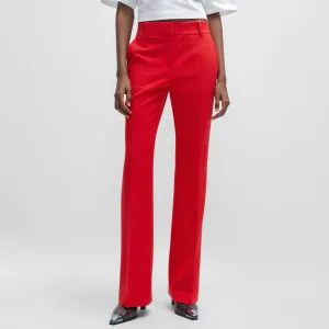 Hugo Hovani regular fit broek voor dames in rood