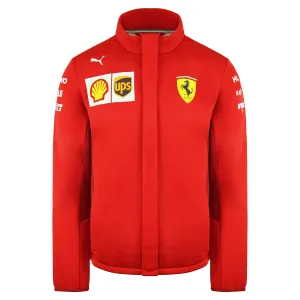 Puma Scuderia Ferrari Lange Mouw Zip Up Rood Heren Softshell Jas 763021 02
