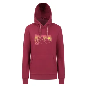 Mountain Warehouse Dames/Dames Ombre Hoodie (Bourgondië)