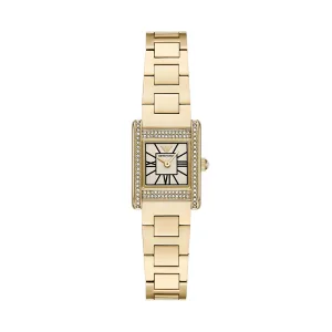 Emporio Armani  – dames horloge – goudkleurig met  band