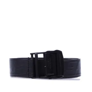 Off-White industriële leren riem in zwart