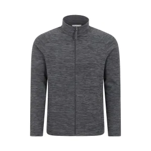 Mountain Warehouse Heren Snowdon II Full Zip Fleecejack (Donkergrijs)
