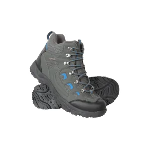 Mountain Warehouse Heren Adventurer Waterdichte Wandelschoenen (Donkergrijs)