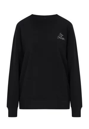 Dreimaster Sweatshirt Dames zwart