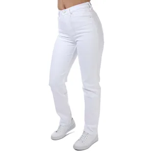 Dames Tommy Hilfiger Classic Straight Jeans in Wit
