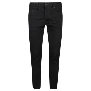 Dsquared2 Skater Jean Effen zwarte jeans