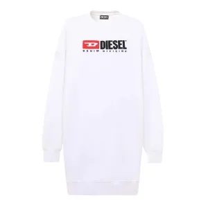Diesel D-Robbie-Div oversized sweater voor dames in wit
