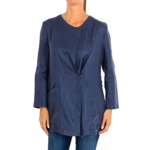 Geknöpfter Damenblazer mit klassischem Kragen WNG28TWM012