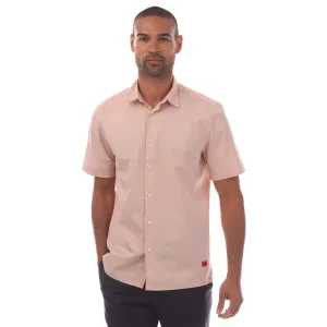 Heren Hugo Ebor Relaxed-Fit Shirt in Roze
