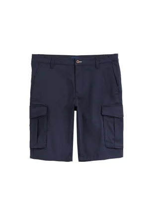 Men’s Gant Relaxed Fit Twill Cargo Shorts in Navy