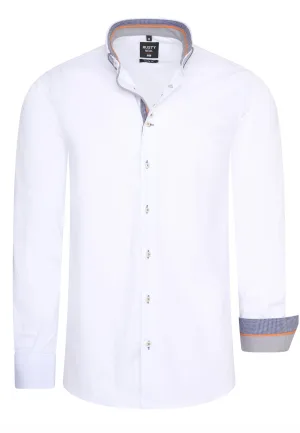 Lange mouwen stretch zakelijk en vrijetijdsoverhemd