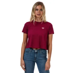 Women’s adidas Originals T-Shirt in Berry