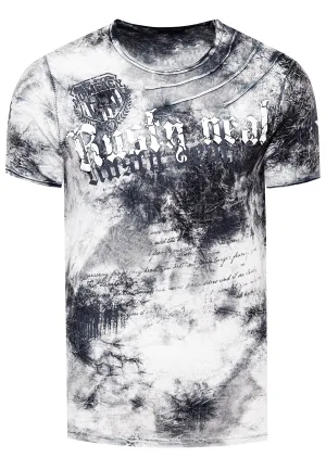 T-shirt in kleur met logo-print in de stijl van Tie Dye Batik