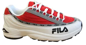 Fila DSTR97 Heren Wit/Rood Sportschoenen