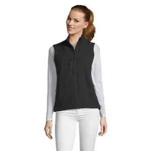 SOLS Dames/Dames Rallye Softshell Mouwloos Gilet (Zwart)