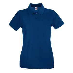 Fruit Of The Loom Dames Lady-Fit Premium Korte Mouwen Polo Shirt