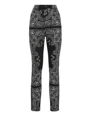 Super Hoge Taille Jegging Paisley