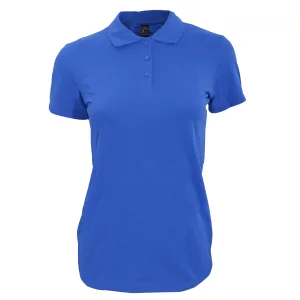 SOLS Dames/dames Perfect Pique Poloshirt met korte mouwen (Koningsblauw)