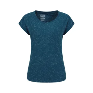 Mountain Warehouse Dames/Dames Retreat T-Shirt (Donker groenblauw)